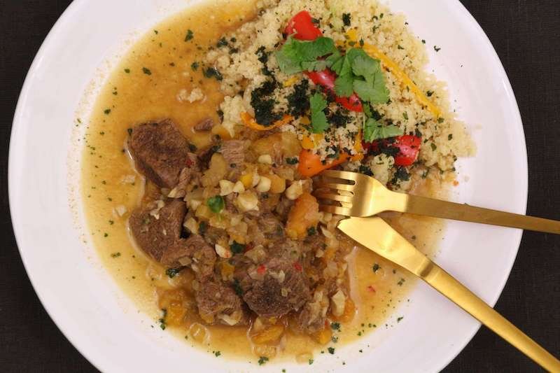 Marockansk lammgryta med piffad couscous